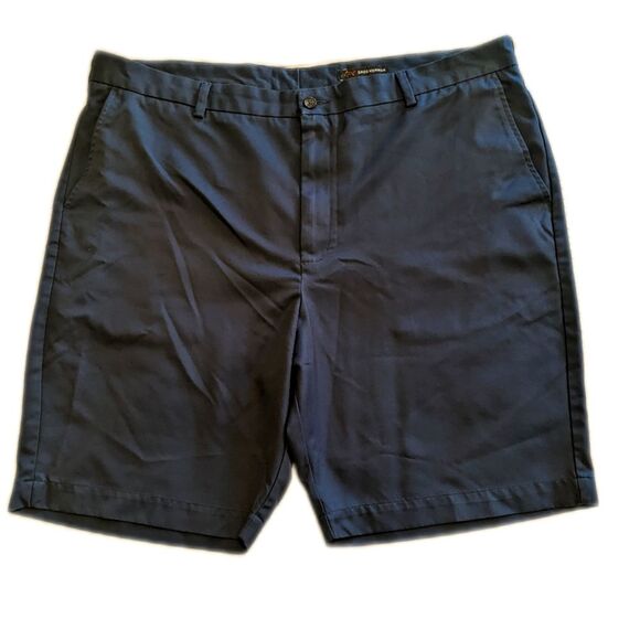 Greg Norman 10" inseam golf shorts, navy blue, shark logo on back pocket 42 - Picture 1 of 6